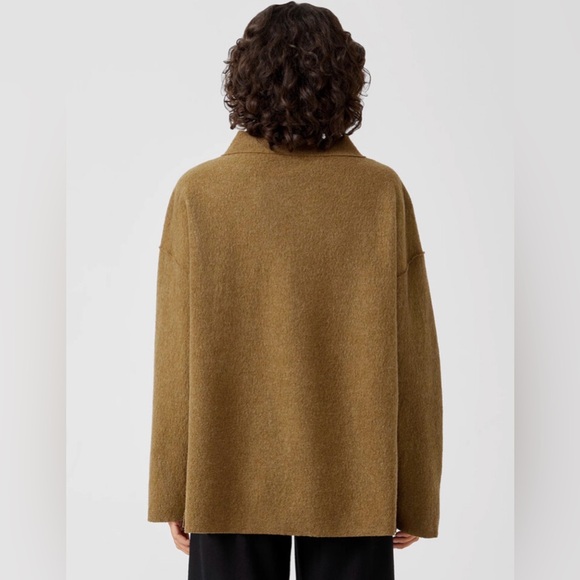 Eileen Fisher Lightweight Boiled Wool Sweater - Picture 12 of 13
